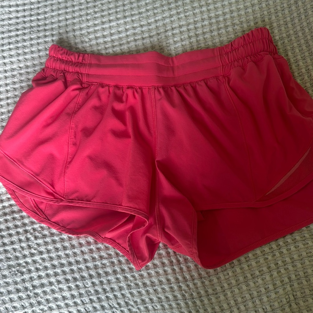 Lululemon hot pink hotty hot shorts!